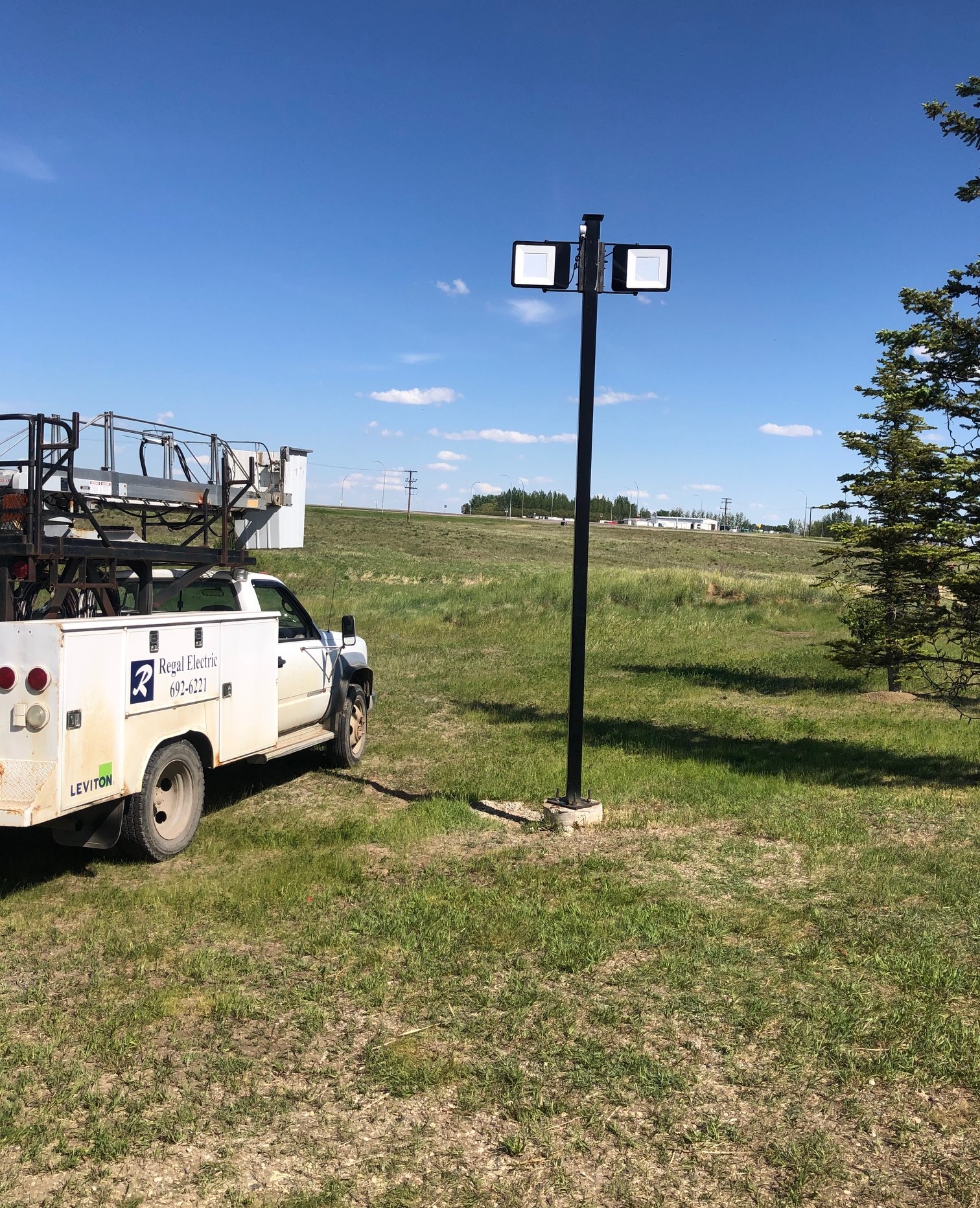 pole lights Electric Box